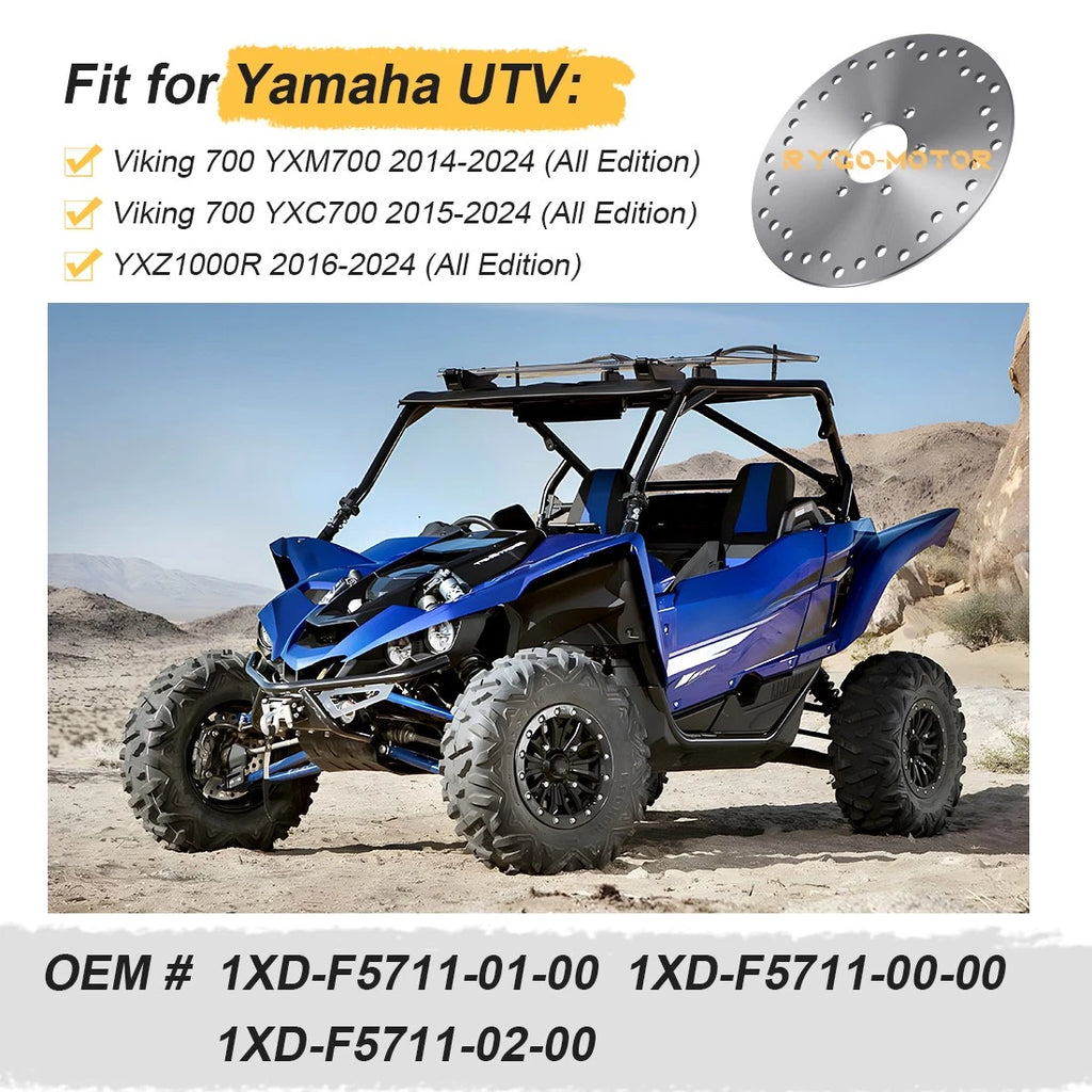 Parking Brake Disc Rotor for Yamaha Viking 700/Viking VI (2014–2024)
