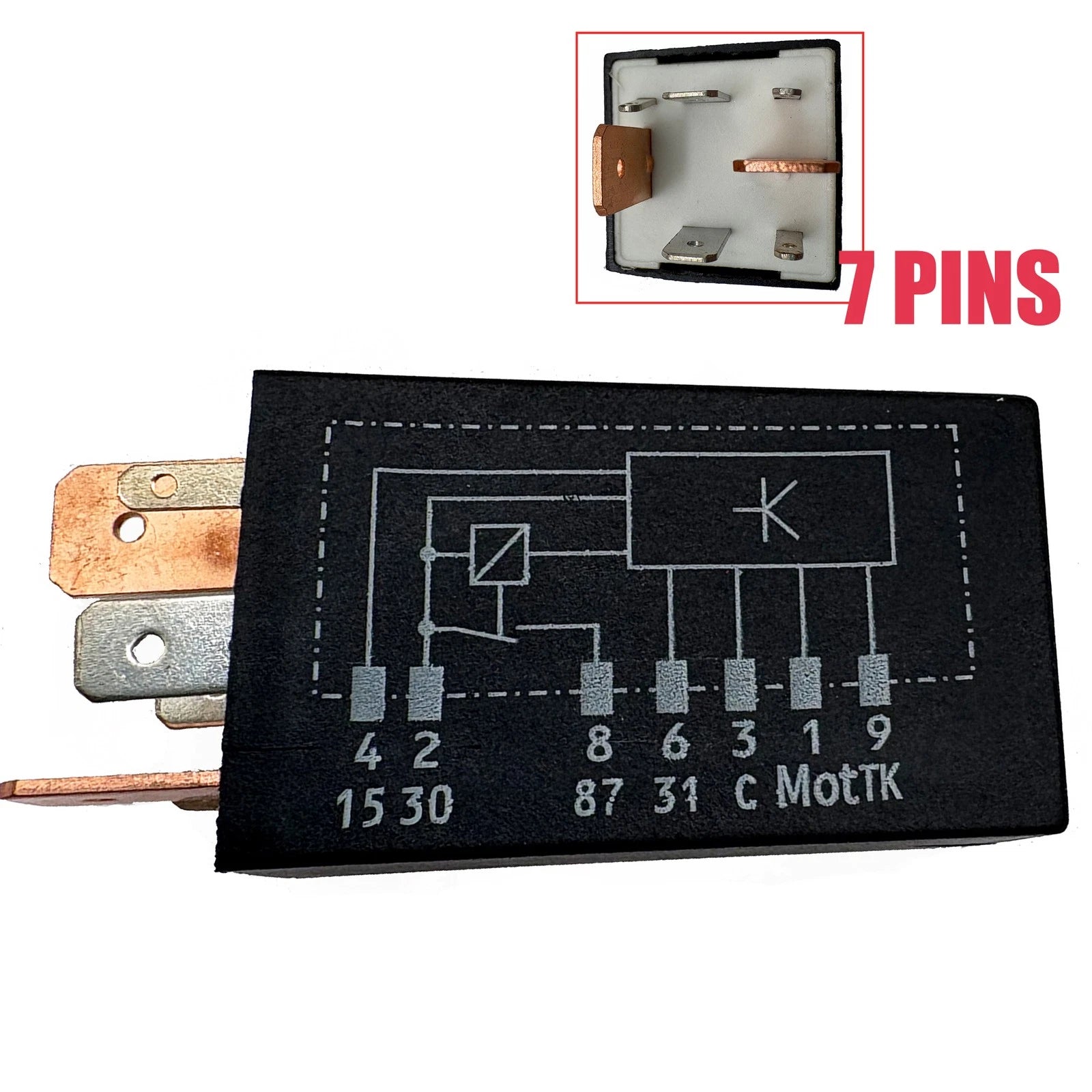 Fuel Pump Relay 409 for VW Audi Jetta Golf Passat (1998–2005) 1J0906383C