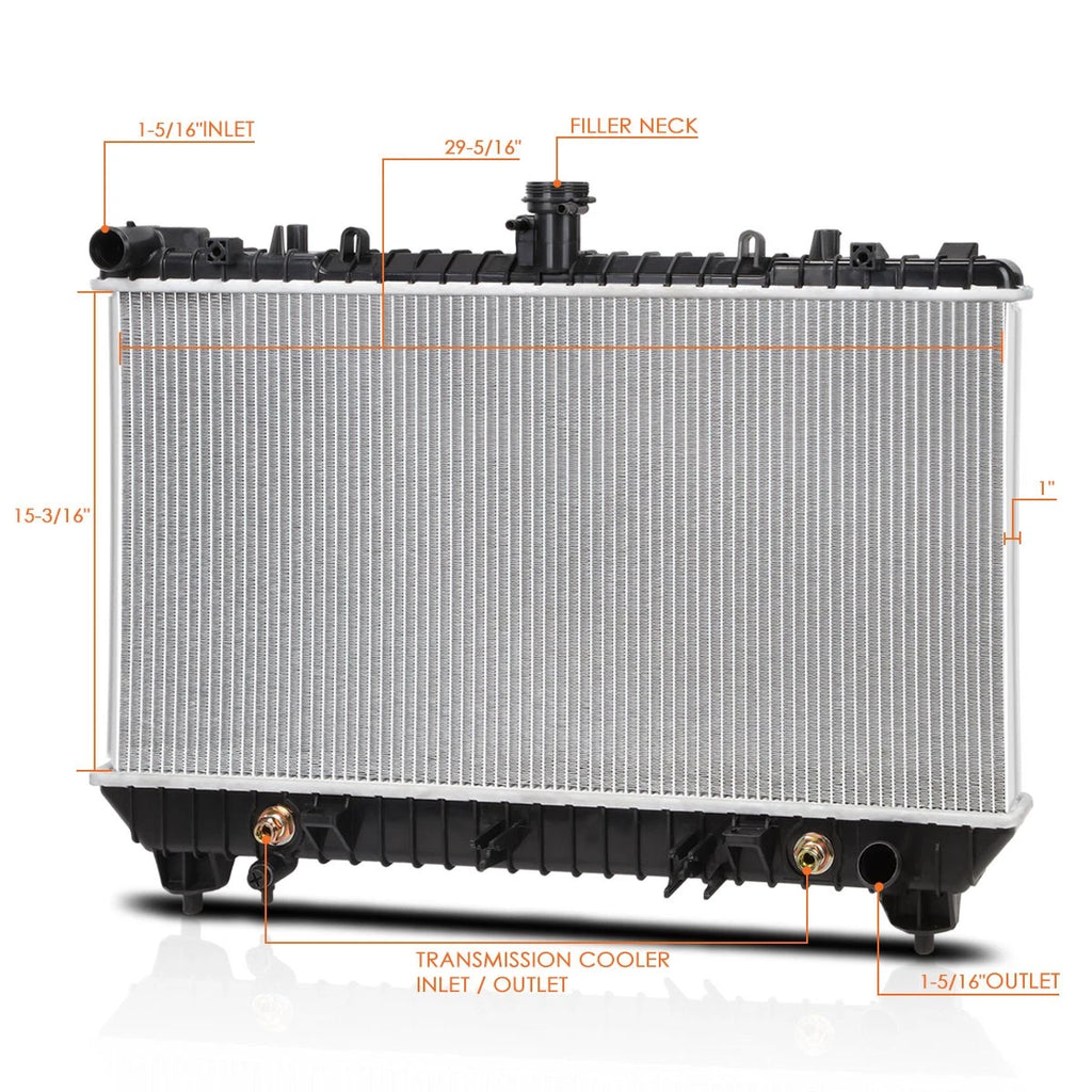 Aluminum Cooling Radiator for Chevy Camaro 6.2L SS AT (2010–2011) DPI-13142