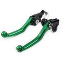Green CNC Pivot Brake Clutch Levers for Honda XR250 XR400 (1995-2007)