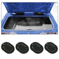 Set of 4 Trunk Floor Drain Plug Covers for GM Chevelle Cutlass Impala