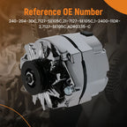 High Output Alternator 110 Amp 12V for Pontiac Oldsmobile (1968–1985) 7127-SE105C