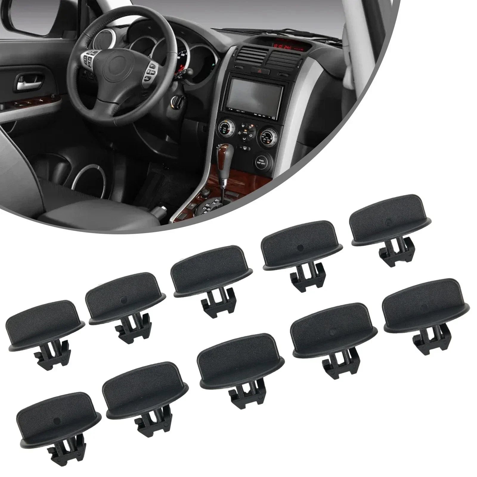 10pcs Bumper Lower Deflector Retainer Clips for Jeep Grand Cherokee