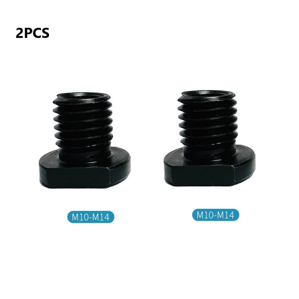 Angle Grinder Converter Set of 2 Black Steel Polishing Adapter Accessories