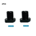 Angle Grinder Converter Set of 2 Black Steel Polishing Adapter Accessories