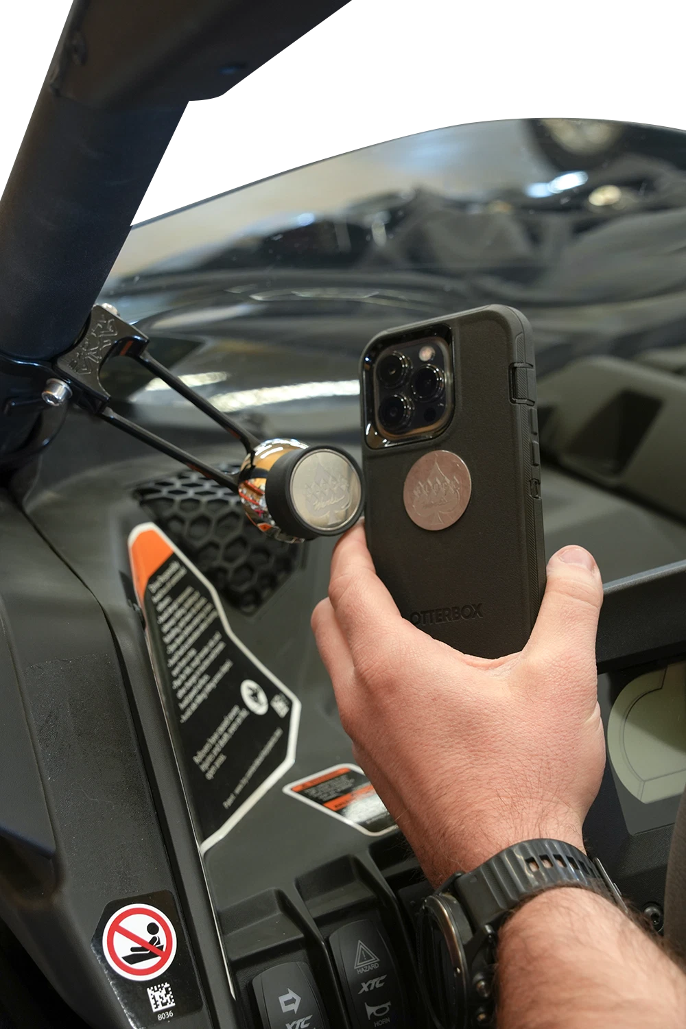 KLOCK WERKS Phone Mount for Roll Cage 1-7/8" (KWD-05-0531)