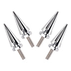 Set of 4 Silver Aluminum Windshield Spiked Bolts for CVO Road Glide FLTR (2015–2025)