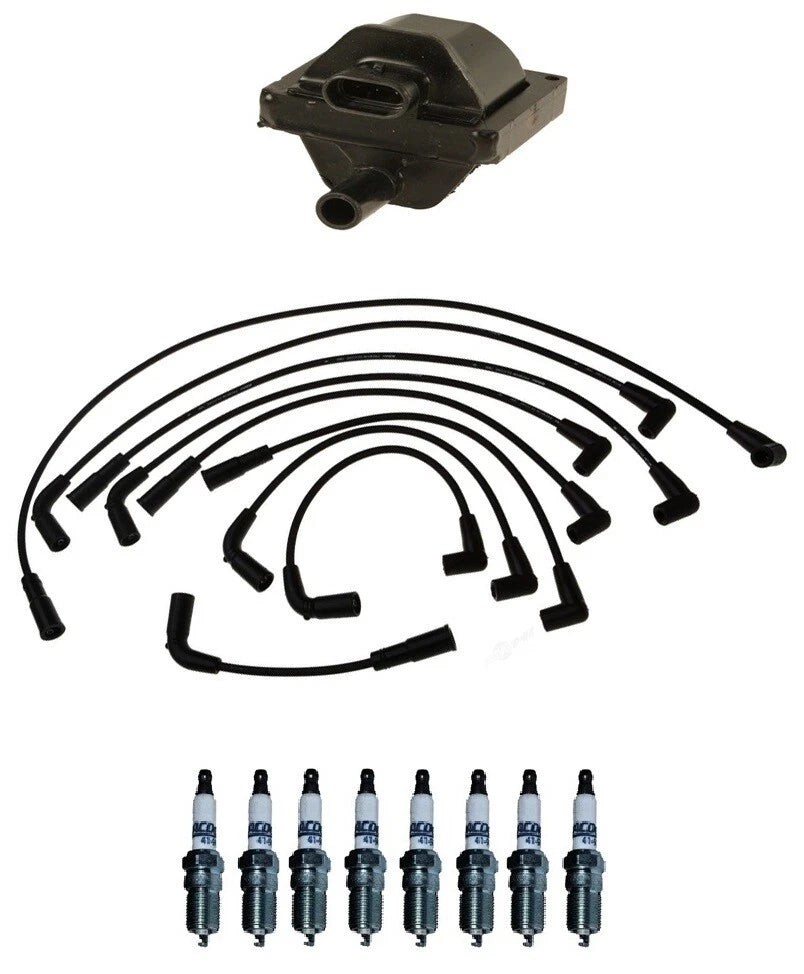 Ignition Wires & Spark Plugs Kit for Chevy Caprice 4.3L V8 (1996)
