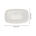 Gray Make-Up Mirror Lamp Interior Light for Mercedes W253 C253 GLC W222 C217 (2015-2023)