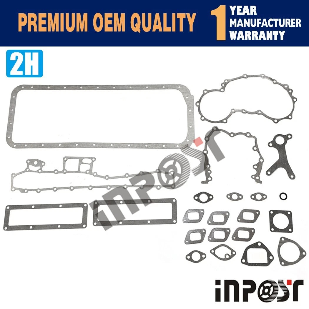 2H Full Gasket Set Kit for Toyota 2H Engine (1975–1985)