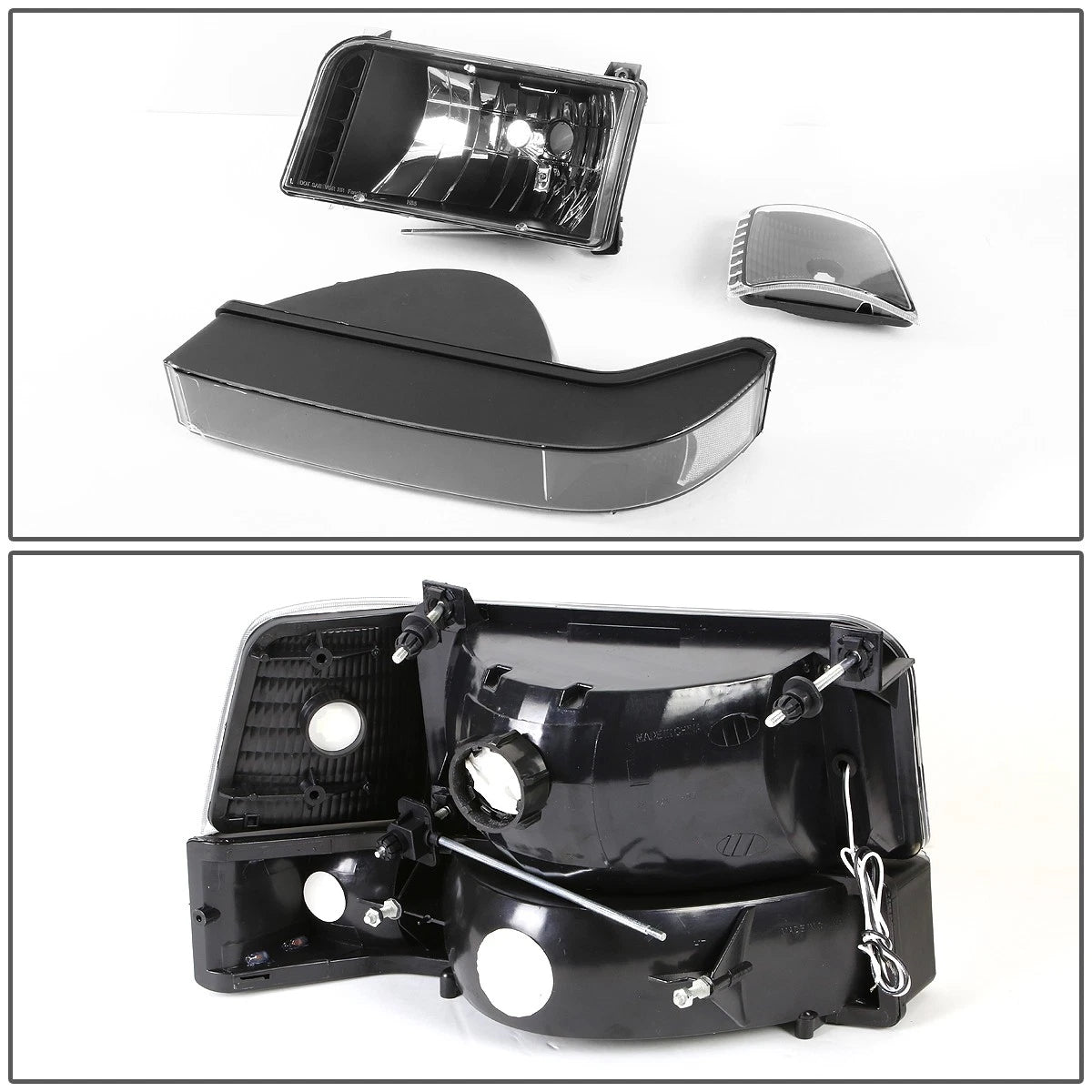 LED DRL Bumper Headlights for Ford F150/F250/F350 (1992–1996)
