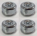Chrome Louvered Air Cleaner Assembly for Hot Rod 2 BBL Carburetor (Hot Rod)