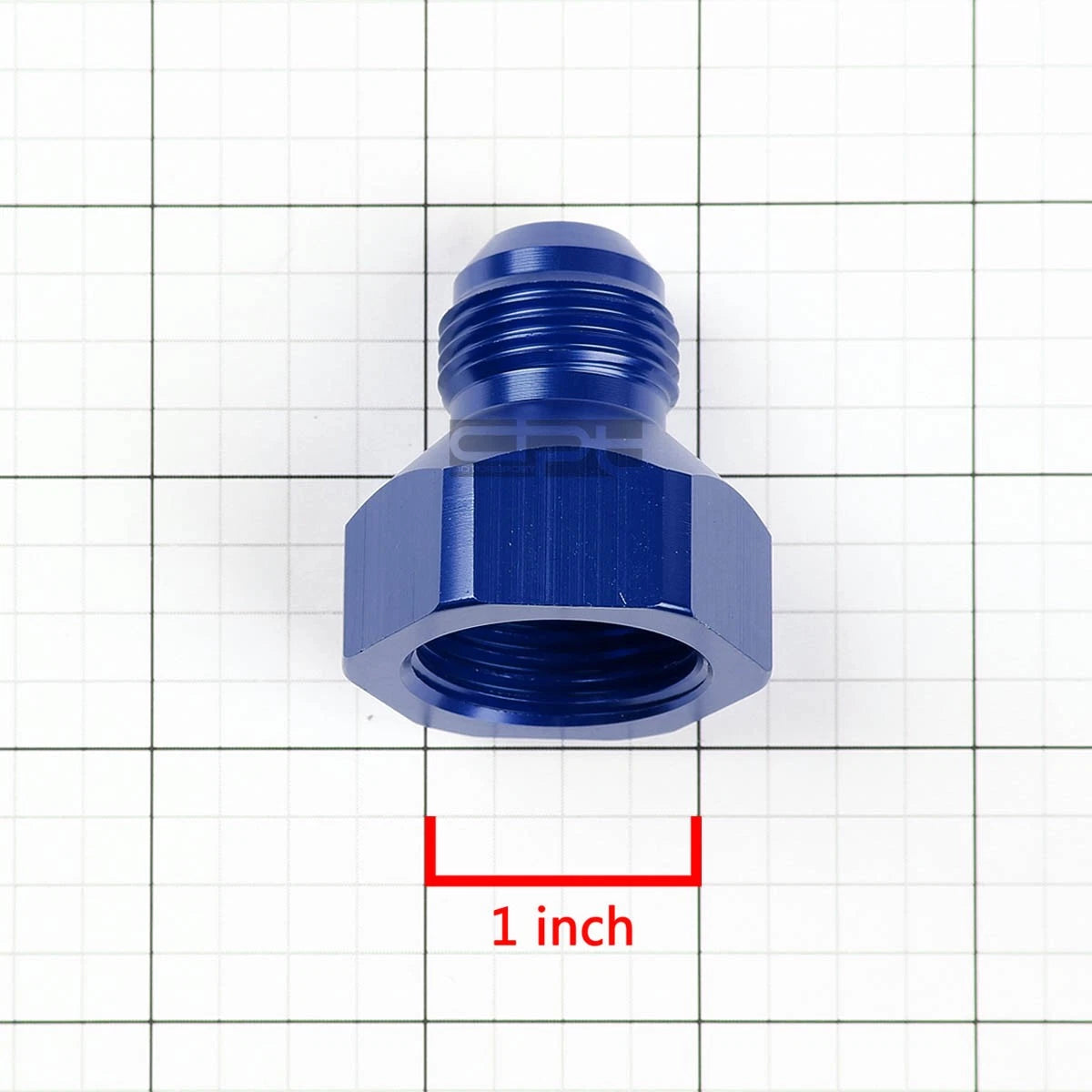 12AN to 10AN Blue Aluminum Anodized Fitting Adapter for