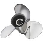 13 3/4X15 Stainless Steel Outboard Propeller for Mercury 40-140 (RH)