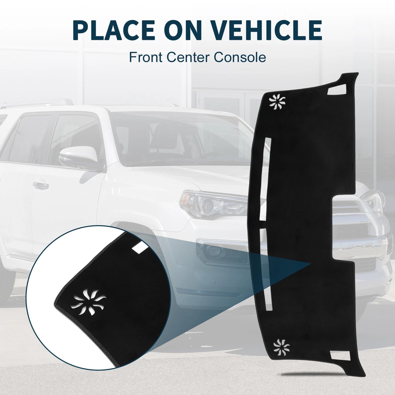 Dashboard Dash Cover Mat for Nissan Moco MG33S (2012–2018) Black