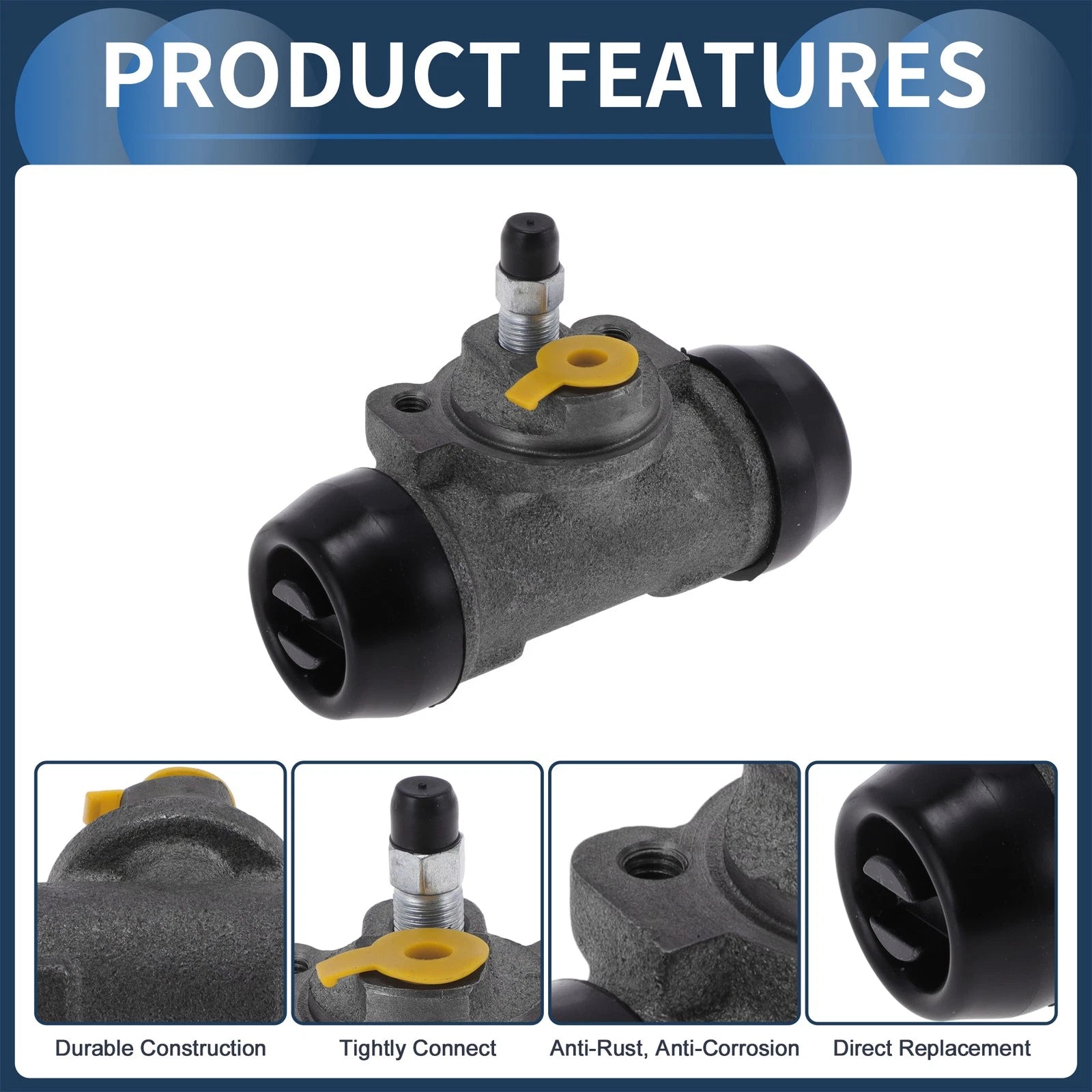 Rear Left & Right Brake Wheel Cylinder No.W37841 for Toyota Pickup (1987–1990)