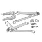 Passenger Rear Footpegs Footrest Brackets for Kawasaki Ninja ZX10R (2004-2005)