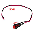 Horn Switch Button for Universal Cars (12V) - ABS Black