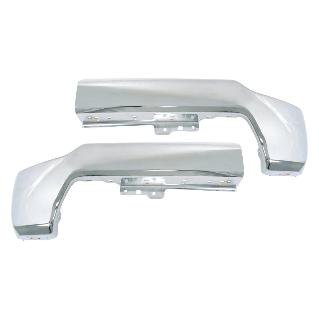Chrome Split Front Bumper for Chevy Silverado 2500HD 3500HD (2020-2023)