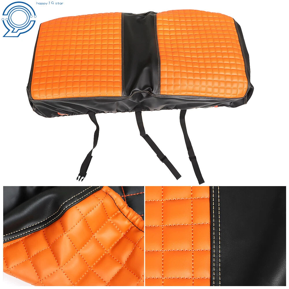 Set of 2 Front & Rear Seat Covers for E-Z-GO Medalist TXT (1994–2013) - Orange