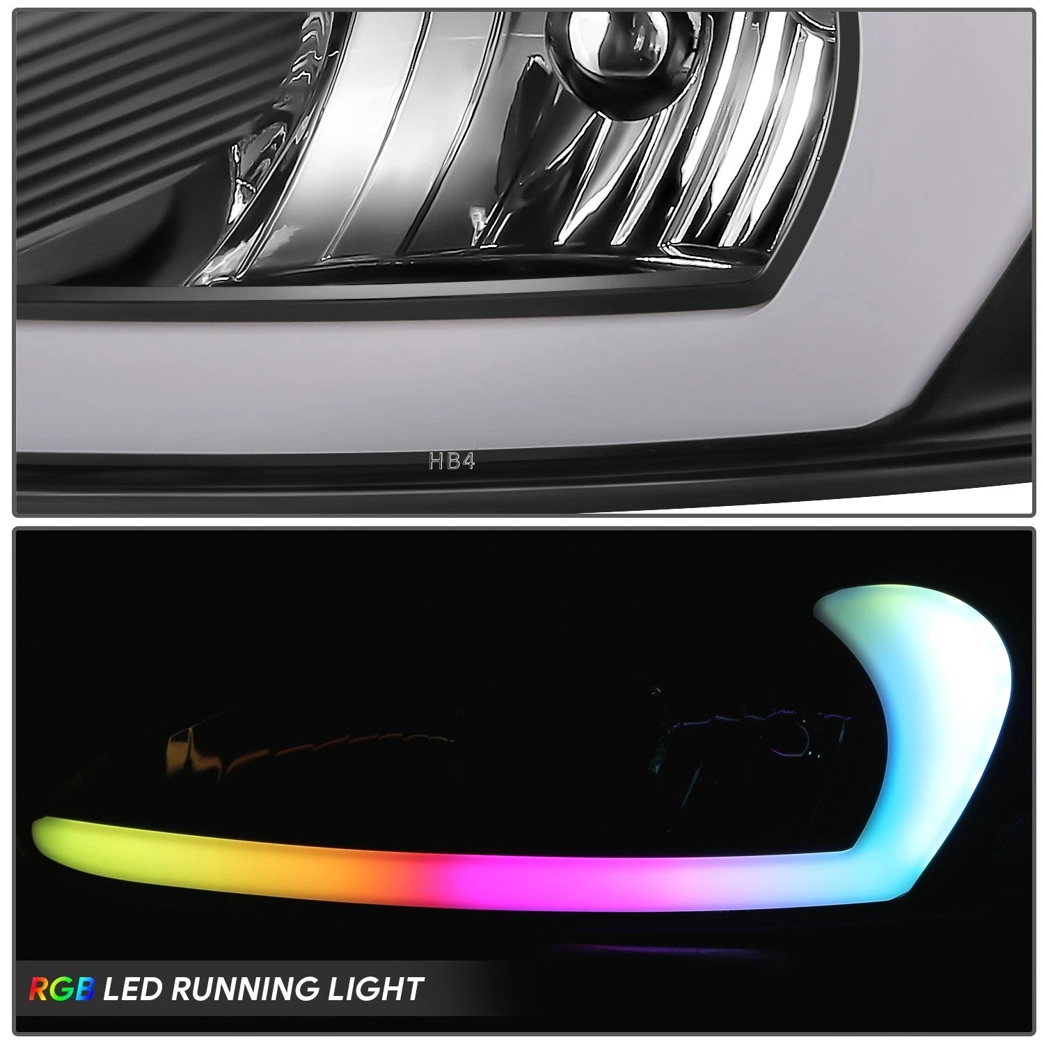 3D LED Bar Headlights for Pontiac Grand Prix (2004–2008)