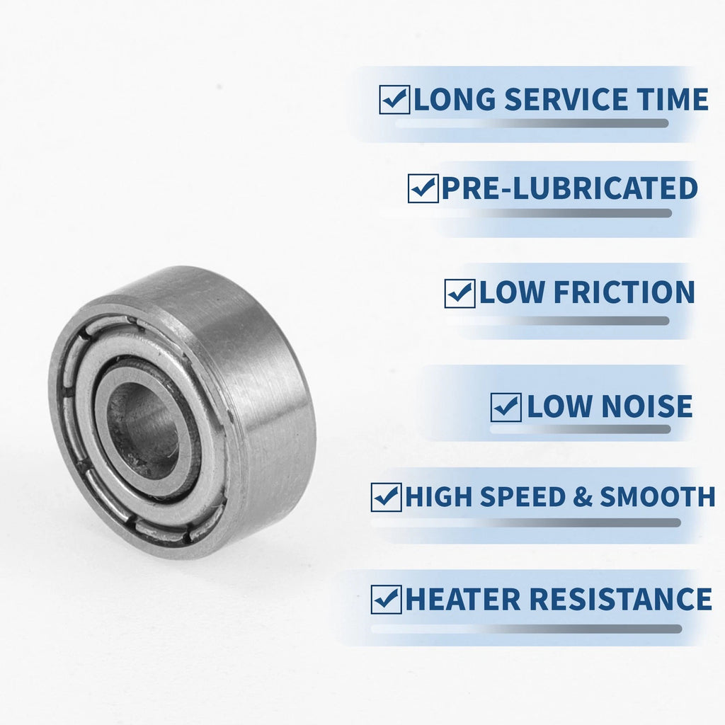 S623ZZ Deep Groove Ball Bearing for Scooter Skateboard Wheel (3x10x4mm)