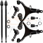 Set of 8 Front Lower Control Arms & Ball Joints for Honda CR-V (2002–2006)