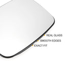 Right Side White Mirror Glass for Mercedes Vito Viano (Non-heated)
