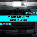 LED License Plate Light for Chevy Silverado GMC Sierra 1500 2500 3500 (2014–2021)