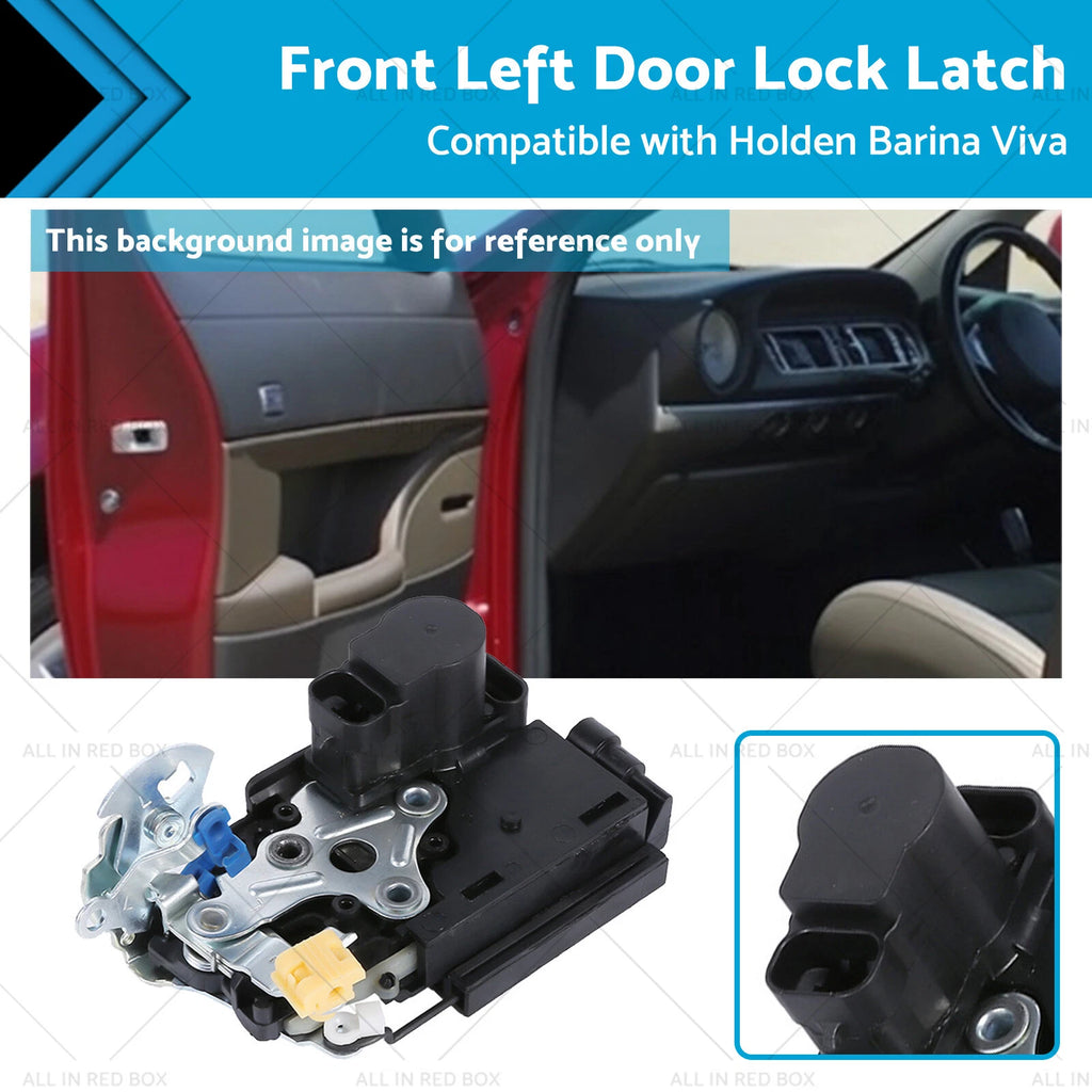 Front Left Door Lock Latch for Holden Barina (2005–2012), Viva (2005–2009)