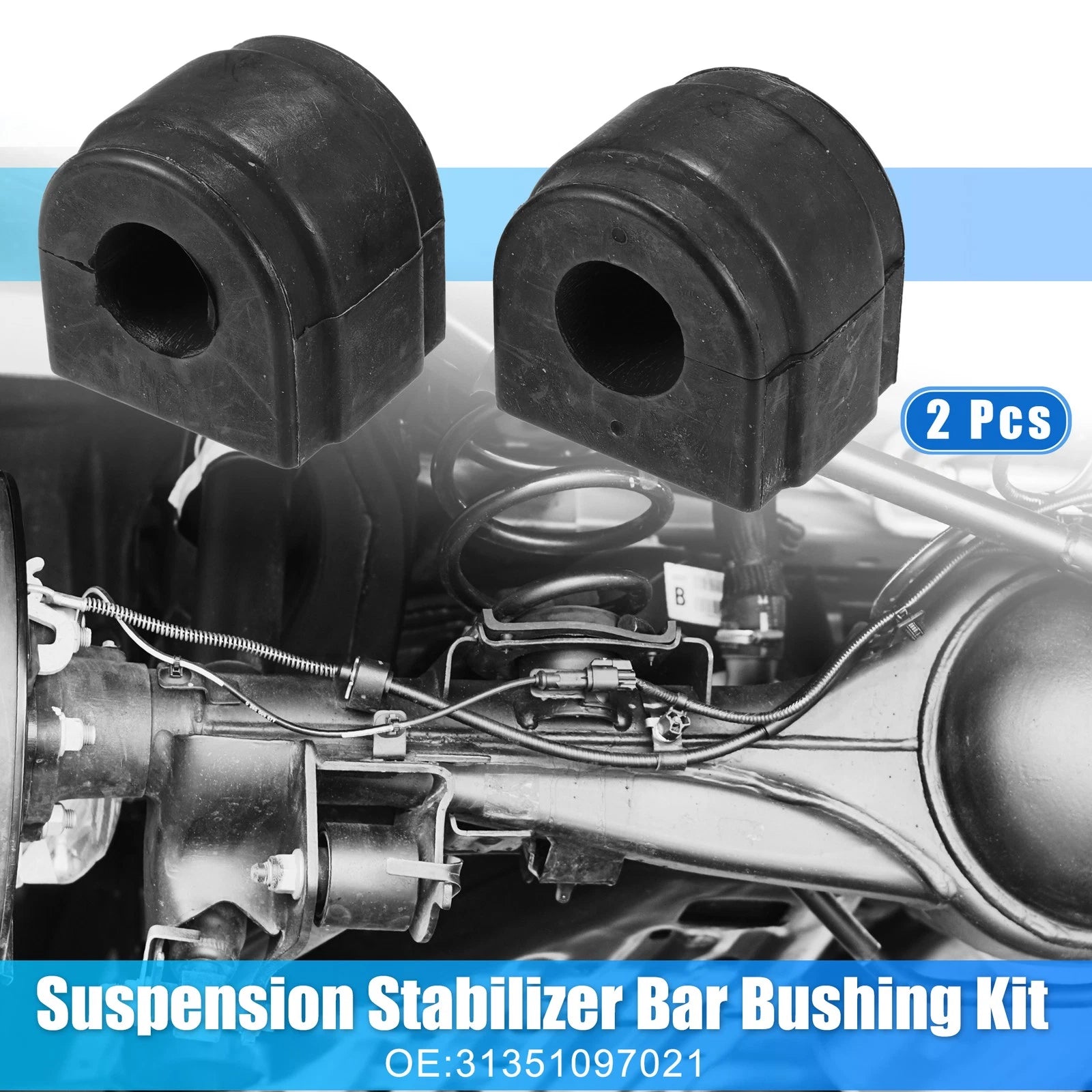 2X Suspension Stabilizer Bar Bushings No. 31351097021 for BMW X5 (1999–2006)