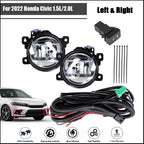 Set of 2 LED Fog Lights for Honda Civic (2017–2021)