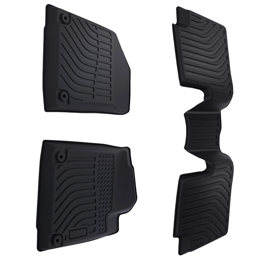 Set of 4 Waterproof TPE Carpet Floor Mats for Jeep Cherokee (2015–2023)