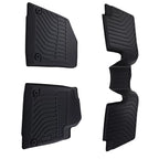 Set of 4 Waterproof TPE Carpet Floor Mats for Jeep Cherokee (2015–2023)