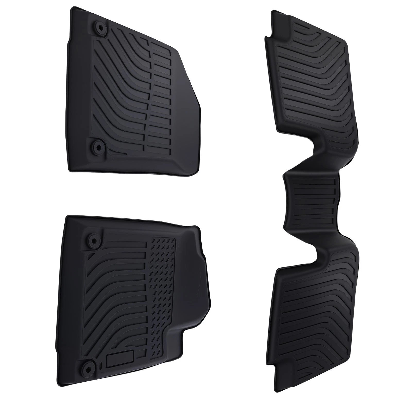 Set of 4 Waterproof TPE Carpet Floor Mats for Jeep Cherokee (2015–2023)
