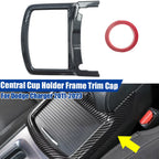 Carbon Look Central Cup Holder Frame Trim for Dodge Charger (2011–2023)