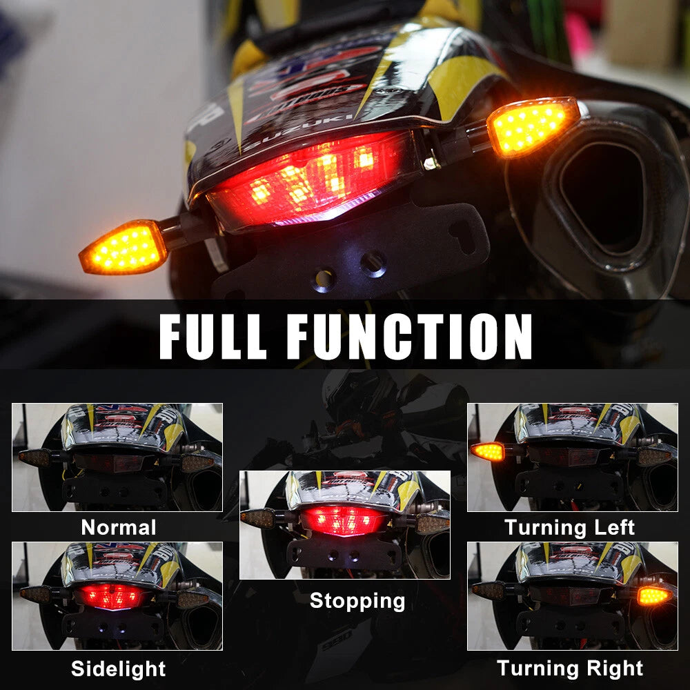LED Brake Light Turning Signal Tail Tidy Fender Kit for Suzuki DRZ400S DRZ400SM (2000–2023)