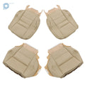 Set of 2 Leather Seat Covers for Honda Accord (2008–2012) Tan
