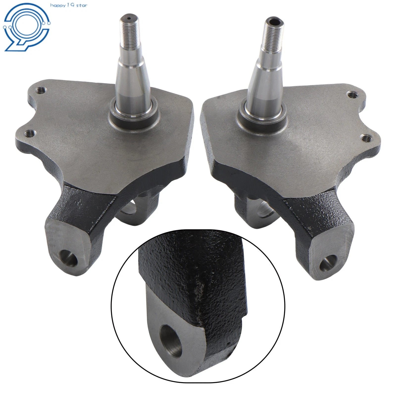 2.5" Drop Spindles for VW Beetle (1950-1965)