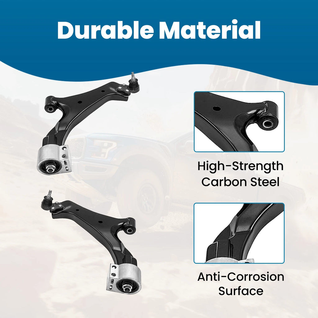 Front Lower Control Arms w/ Ball Joints for Chevy Equinox GMC Terrain (2010–2017)