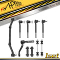 10Pcs Tie Rod End Kit for Chevrolet S10 Blazer GMC Jimmy (1996–2005)