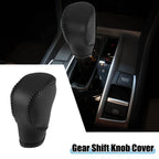 Gear Shift Lever Cover for Honda 11th Civic 2022-2023 Black Faux Leather