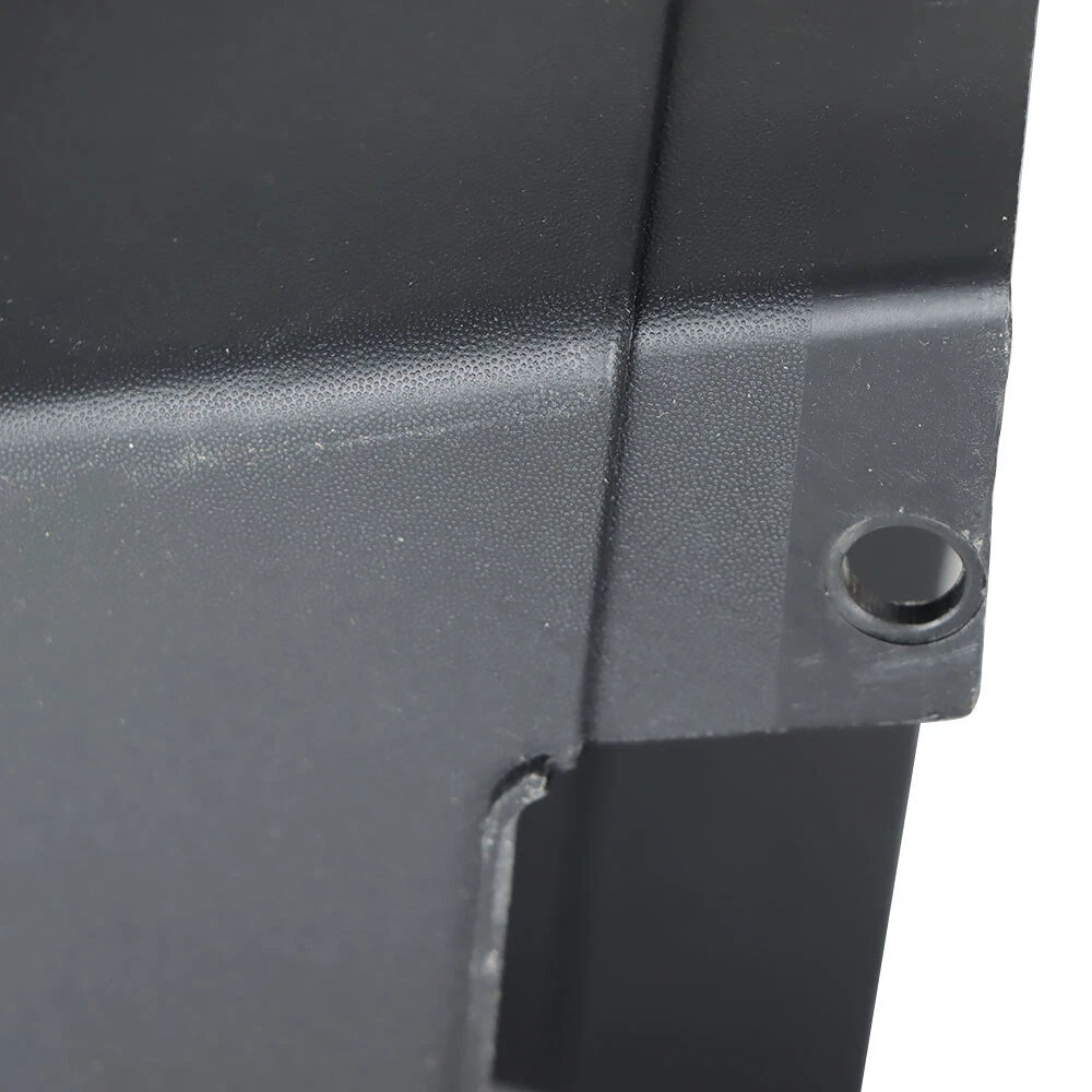 Set of 2 Black Rear Bumper End Cap Covers for Ford Transit (2015-2019)