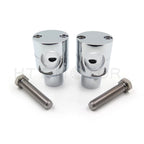 Chrome 25mm 1" Bar Mount Handlebar Riser Clamp for Harley Cruiser