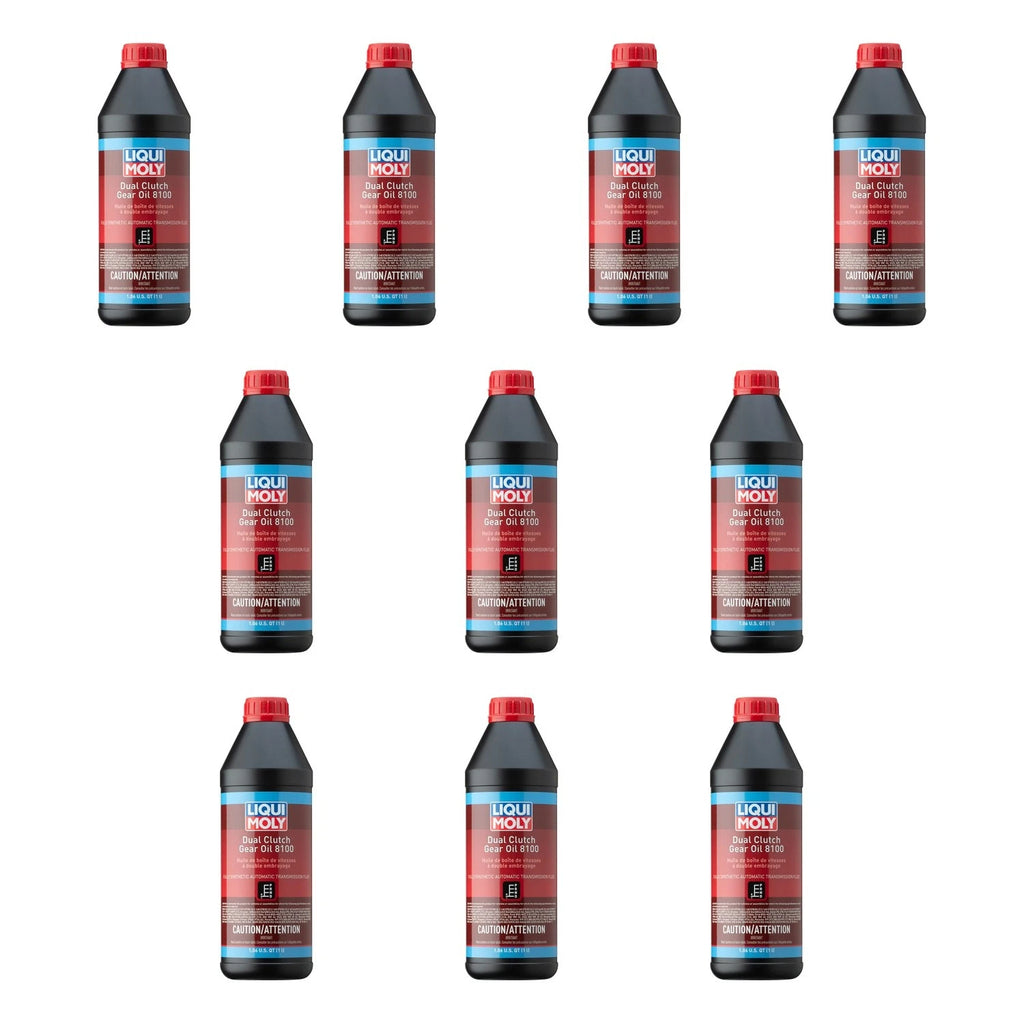 Set of 10 Liqui Moly 8100 Dual Clutch Automatic Transmission Fluid (10L)