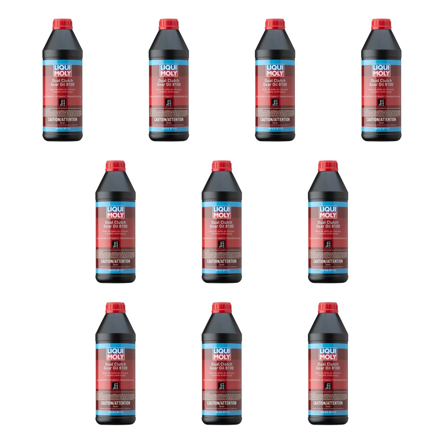 Set of 10 Liqui Moly 8100 Dual Clutch Automatic Transmission Fluid (10L)