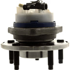 Set of 2 Rear ABS Wheel Hubs for 2-Wheel Drive Vehicles