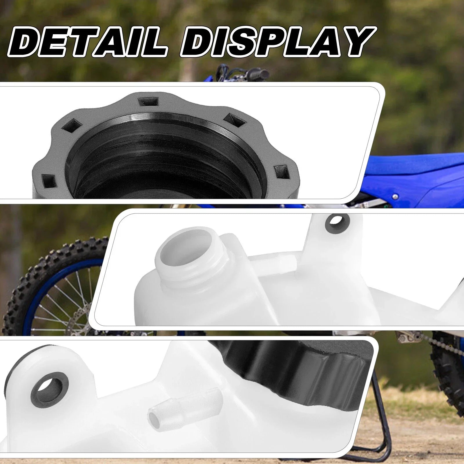 Overflow Coolant Bottle Canister for Yamaha Rhino