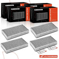 Set of 4 Activated Carbon Cabin Air Filters for Benz E350, BMW i3, Mini Cooper