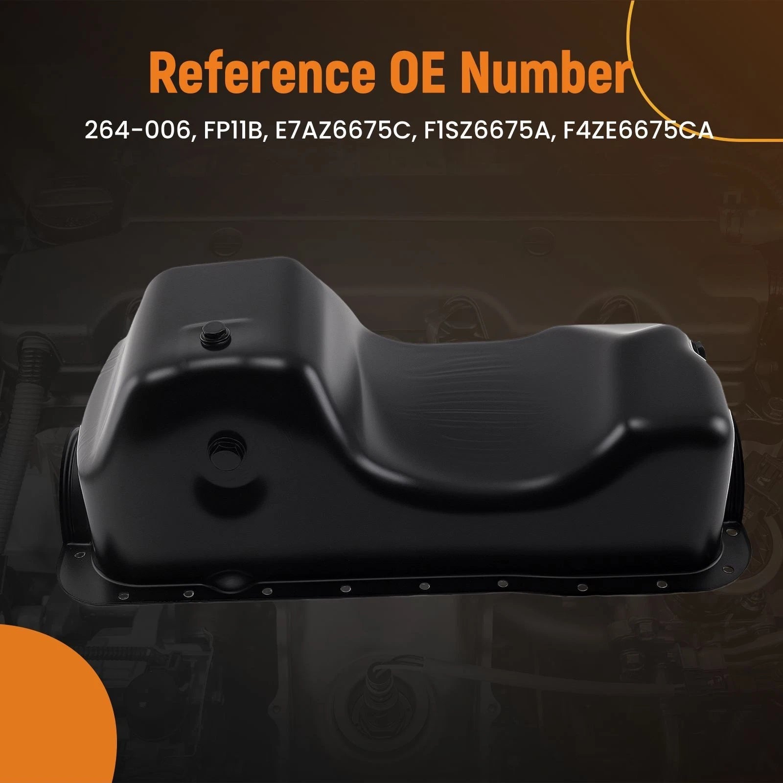Engine Oil Pan for Mercury Capri/Colony Park V8 5.0L (1984-1991)